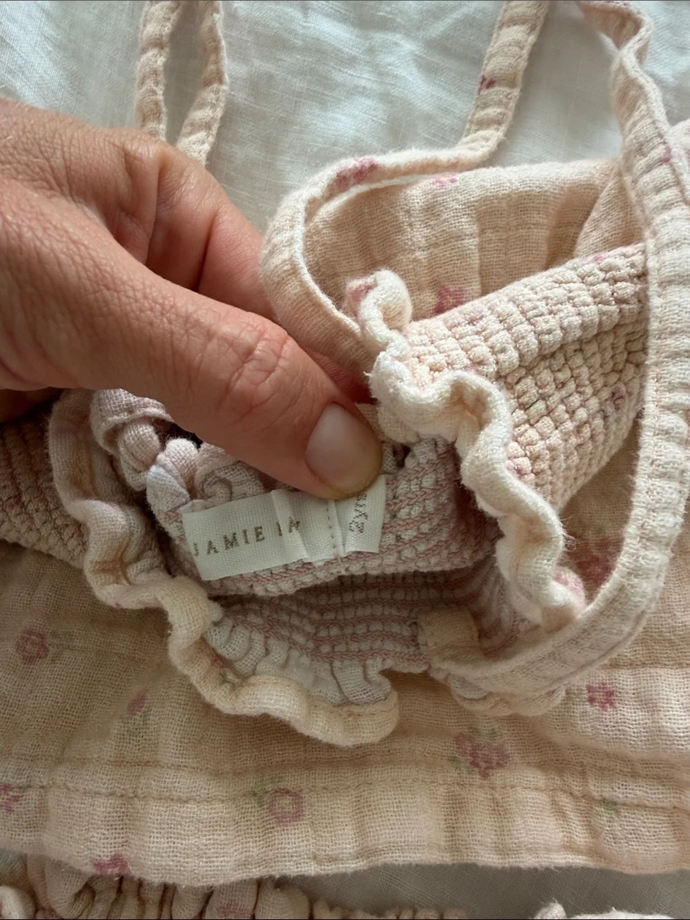 Jamie Kay muslin Toddler tank shorts set.